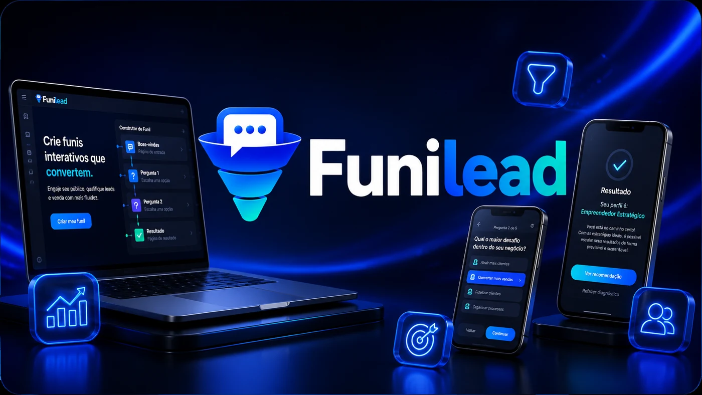 Apresentação visual do Funilead